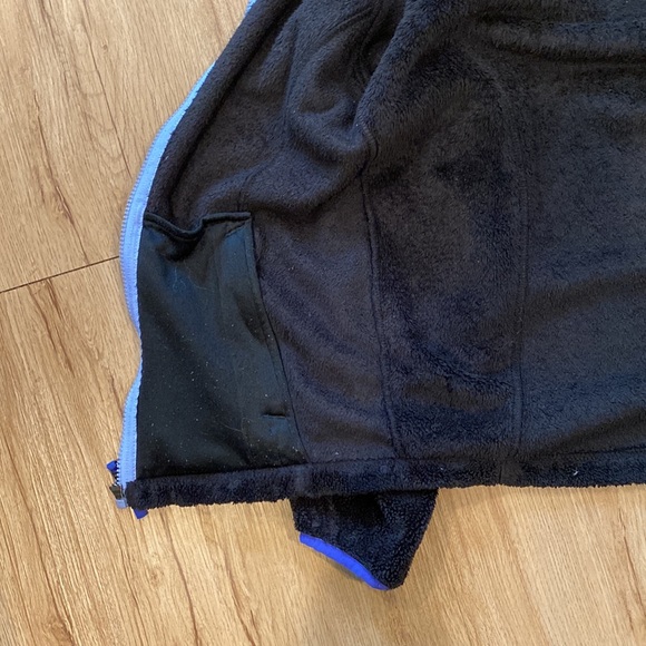 The Northface fleece jacket snuggly with inside/outside pockets - sz 14/16 - Picture 10 of 10
